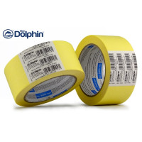 Малярська стрічка Blue Dolphin MT-5210 (48мм*50м), для загального призначення, інтер'єрна, жовта