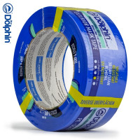 Малярная лента Blue Dolphin "TARP & STUCCO" (48мм*25м) для наружных работ, сложных поверхностей, голубая