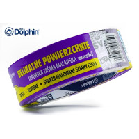 Малярная лента Blue Dolphin WASHI [P] (35мм*50м) для деликатных поверхностей, сиреневая