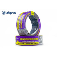Малярная лента Blue Dolphin WASHI [P] (35мм*50м) для деликатных поверхностей, сиреневая