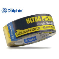 Малярська стрічка Blue Dolphin WASHI ULTRA PREMIUM (38мм*50м)високоякісна, Преміум кл.