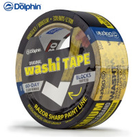 Малярська стрічка Blue Dolphin WASHI ULTRA PREMIUM (38мм*50м)високоякісна, Преміум кл.