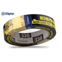 Малярная лента Blue Dolphin WASHI ULTRA PREMIUM (10мм*50м), высококачественная, Премиум кл.