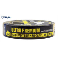 Малярная лента Blue Dolphin WASHI ULTRA PREMIUM (10мм*50м), высококачественная, Премиум кл.
