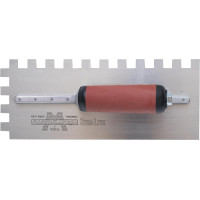 Стальной зубчатый шпатель Marshalltown Standard Notched Trowel, прямоугольной формы (13*13*13мм) 15804