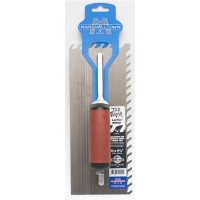 Зубчатый шпатель Marshalltown LayFlat Notched Trowel с углерод. стали с волнообразными выемками (279*114мм) 29552