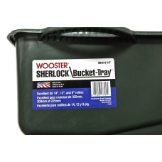 Полипропиленовый гибрид лотка и ведра SHERLOCK BUCKET-TRAY для краски 14" (350мм/3,7л) Wooster