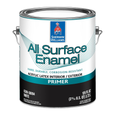 Праймер надміцний All Surface Enamel Primer, латексний, білий G (3,72л)